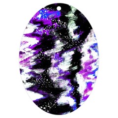 Abstract Canvas Acrylic Digital Design Uv Print Acrylic Ornament Oval