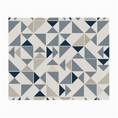 Geometric Triangle Modern Mosaic Small Glasses Cloth (2 Sides) by Amaryn4rt