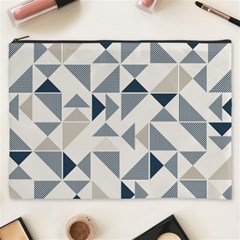 Geometric Triangle Modern Mosaic Cosmetic Bag (xxxl) by Amaryn4rt