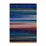 Background Horizontal Lines A5 Acrylic Clipboard Back