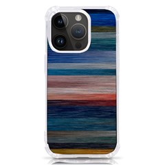 Background Horizontal Lines Iphone 14 Pro Tpu Uv Print Case by Amaryn4rt