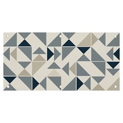 Geometric Triangle Modern Mosaic Banner And Sign 6  X 3  by Amaryn4rt