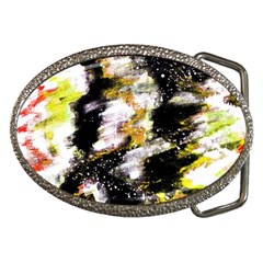 Canvas Acrylic Digital Design Art Belt Buckles by Amaryn4rt