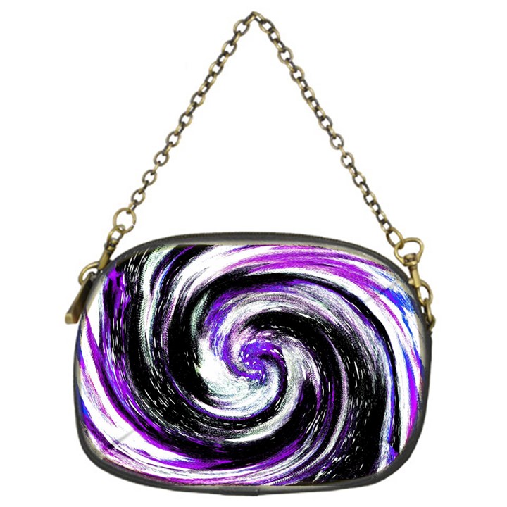 Canvas Acrylic Digital Design Chain Purse (One Side)