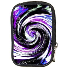 Canvas Acrylic Digital Design Compact Camera Leather Case by Amaryn4rt