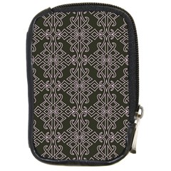 Line Geometry Pattern Geometric Compact Camera Leather Case by Amaryn4rt