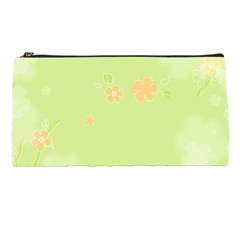 Aniseed Green Vintage Background Pencil Case by Amaryn4rt