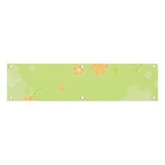 Aniseed Green Vintage Background Banner And Sign 4  X 1  by Amaryn4rt