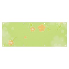 Aniseed Green Vintage Background Banner And Sign 8  X 3  by Amaryn4rt