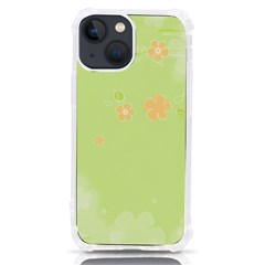 Aniseed Green Vintage Background Iphone 13 Mini Tpu Uv Print Case by Amaryn4rt