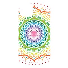 Mandala Pattern Rainbow Pride Iphone 14 Plus Black Uv Print Case by Ravend