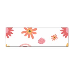 Seamless Pattern Flowers Rainbow Sticker (bumper) by Ravend