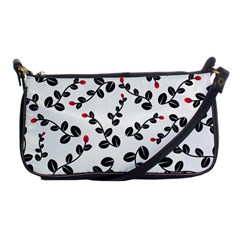 Pattern Flower Design Background Shoulder Clutch Bag by Ravend