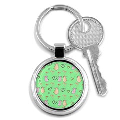 Pig Heart Digital Key Chain (round) by Ravend