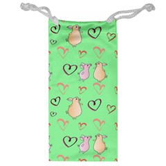 Pig Heart Digital Jewelry Bag by Ravend