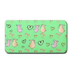 Pig Heart Digital Medium Bar Mat by Ravend