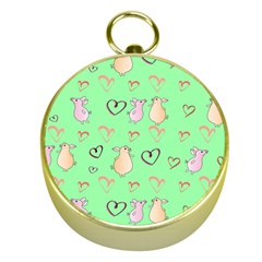 Pig Heart Digital Gold Compasses by Ravend