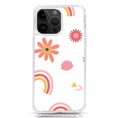 Seamless Pattern Flowers Rainbow Iphone 14 Pro Max Tpu Uv Print Case by Ravend