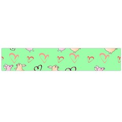 Pig Heart Digital Large Premium Plush Fleece Scarf  by Ravend