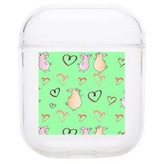 Pig Heart Digital Soft Tpu Airpods 1/2 Case by Ravend