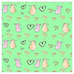 Pig Heart Digital Lightweight Scarf  by Ravend