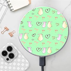 Pig Heart Digital Wireless Fast Charger(white) by Ravend