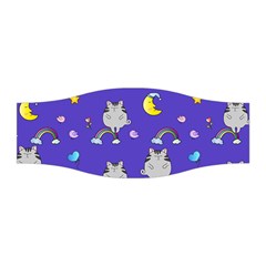 Cat Texture Pattern Seamless Rainbow Stretchable Headband by Ravend