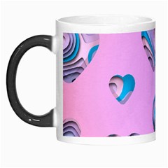 Hearts Pattern Love Background Morph Mug by Ravend