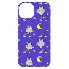 Cat Texture Pattern Seamless Rainbow Iphone 14 Black Uv Print Case by Ravend