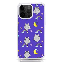 Cat Texture Pattern Seamless Rainbow Iphone 14 Pro Max Tpu Uv Print Case by Ravend