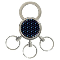 Background Stars Seamless Wallpaper 3-ring Key Chain by Ravend