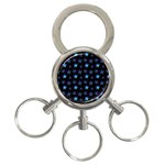 Background Stars Seamless Wallpaper 3-Ring Key Chain Front