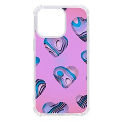 Hearts Pattern Love Background Iphone 13 Pro Tpu Uv Print Case by Ravend