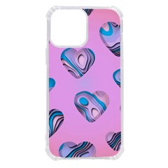 Hearts Pattern Love Background Iphone 13 Pro Max Tpu Uv Print Case by Ravend