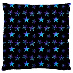 Background Stars Seamless Wallpaper Large Cushion Case (two Sides) by Ravend