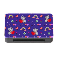 Rabbit Hearts Texture Seamless Pattern Memory Card Reader With Cf by Ravend