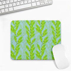 Background Leaves Branch Seamless Small Mousepad by Ravend