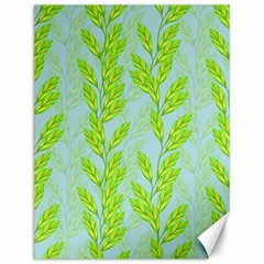 Background Leaves Branch Seamless Canvas 12  X 16  by Ravend