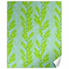 Background Leaves Branch Seamless Canvas 16  X 20 