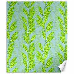 Background Leaves Branch Seamless Canvas 20  X 24  by Ravend