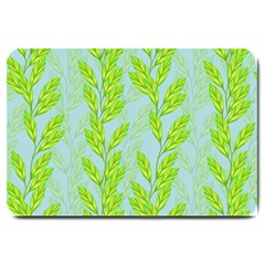 Background Leaves Branch Seamless Large Doormat by Ravend