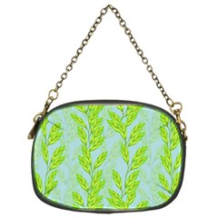 Background Leaves Branch Seamless Chain Purse (two Sides) by Ravend