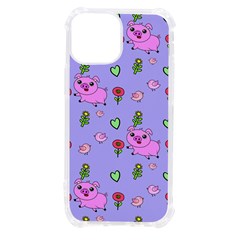 Flower Pink Pig Piggy Seamless Iphone 13 Mini Tpu Uv Print Case by Ravend