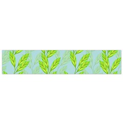 Background Leaves Branch Seamless Small Premium Plush Fleece Scarf by Ravend