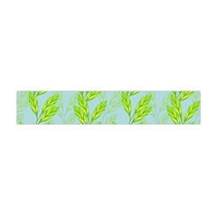 Background Leaves Branch Seamless Premium Plush Fleece Scarf (mini) by Ravend