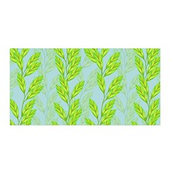 Background Leaves Branch Seamless Satin Wrap 35  X 70  by Ravend