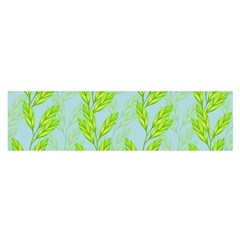 Background Leaves Branch Seamless Oblong Satin Scarf (16  X 60 ) by Ravend