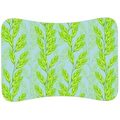 Background Leaves Branch Seamless Velour Seat Head Rest Cushion by Ravend