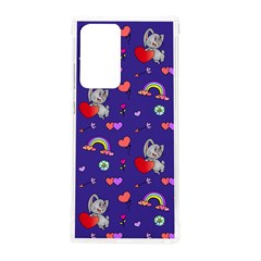 Rabbit Hearts Texture Seamless Pattern Samsung Galaxy Note 20 Ultra Tpu Uv Case by Ravend