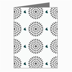 Floral Art Pattern Design Greeting Cards (pkg Of 8) by Ravend